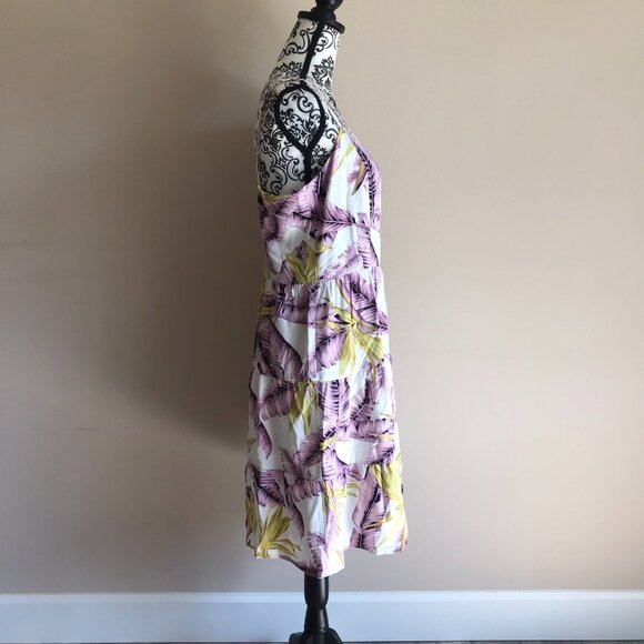 LOFT Paradise Tiered Mini Dress - Whisper White - Size 10 - Picture 8 of 10